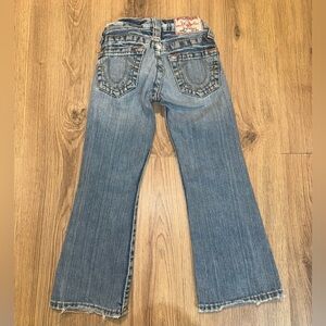 True Religion Jeans Denim Girls Flared Blue Sz 5